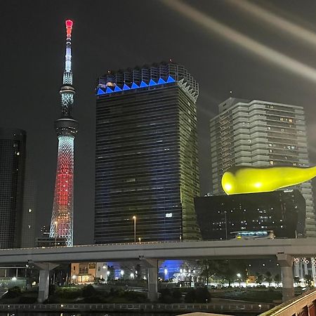 Calum Asakusa Imado Tokyoカルム浅草今戸ツインルーム新築民泊東京浅草隅田川今戸神社近くスカイツリー見えるコンビニコインランドリー近くある浅草駅まで徒歩圏内アクセス便利成田空港羽田空港銀座渋谷東京駅直通 ภายนอก รูปภาพ